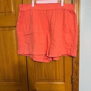 Black Tape_ High Waist Coral Shorts